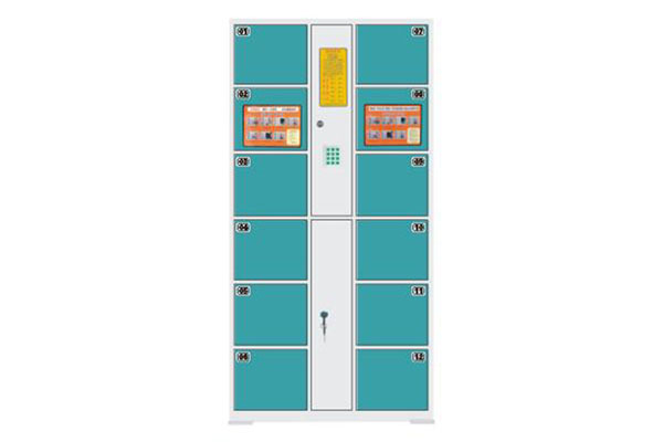 12門自編碼存包柜