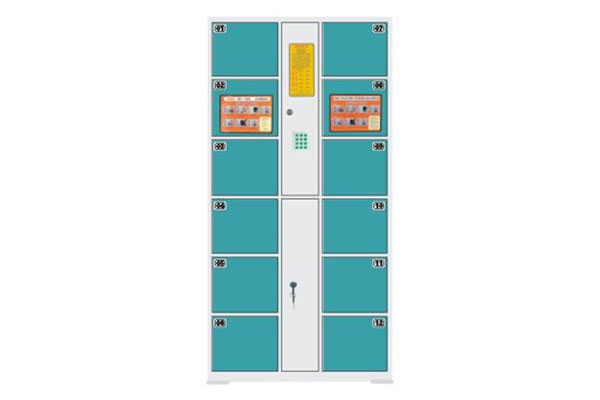 12門自編碼存包柜